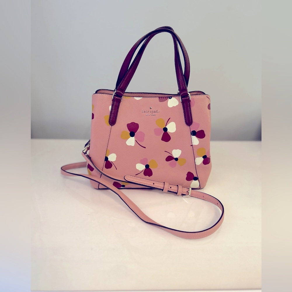 Kate Spade Jackson Dusk Bud Floral Print Satchel 🌸🌺